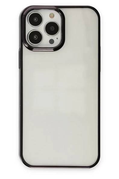Newface Apple iPhone 13 Pro Max Kılıf Element Silikon - Siyah ürün görseli 1