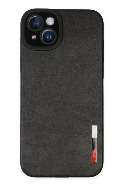 Newface Apple iPhone 14 Plus Kılıf Loop Deri Silikon - Siyah ürün görseli 1