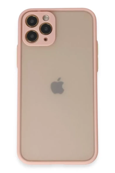 Newface Apple iPhone 11 Pro Kılıf Montreal Silikon Kapak - Pembe ürün görseli 1