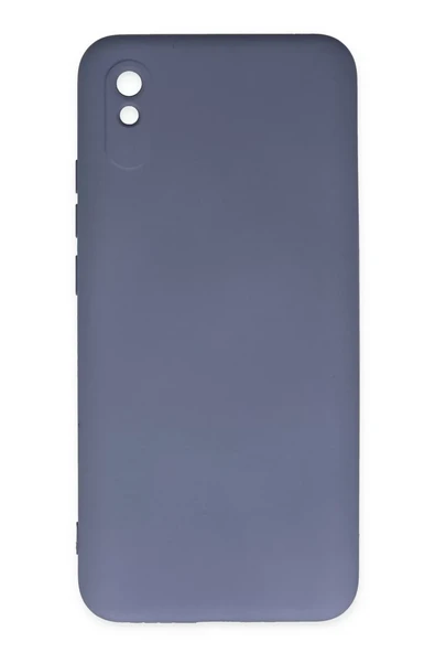 Newface Xiaomi Redmi 9A Kılıf Nano içi Kadife Silikon - Gri ürün görseli 1