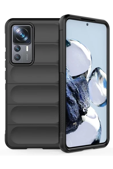Newface Xiaomi Mi 12T Pro Kılıf Optimum Silikon - Siyah ürün görseli 1