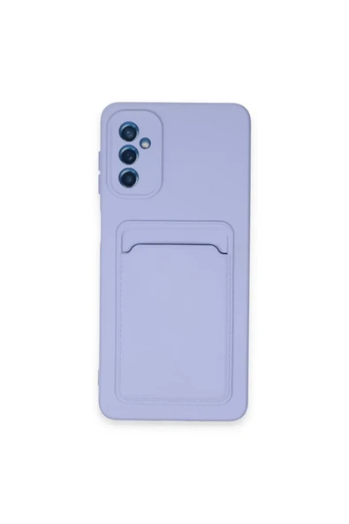Newface Samsung Galaxy A14 4G Kılıf Kelvin Kartvizitli Silikon - Lila ürün görseli 1