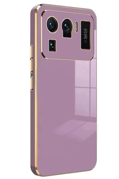 Newface Xiaomi Mi 11 Ultra Kılıf Volet Silikon - Mor ürün görseli 1