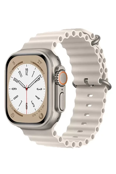 Newface Apple Watch 38mm Ocean Kordon - Krem ürün görseli 1