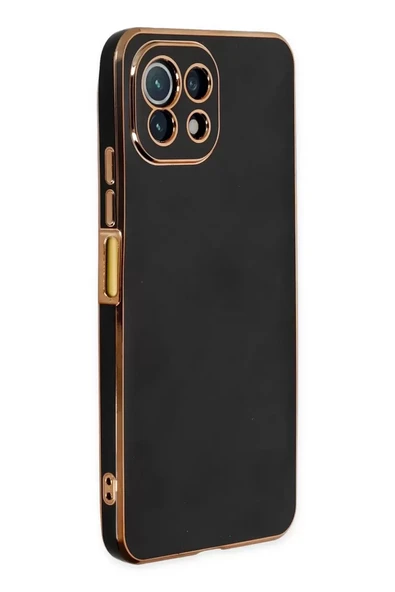 Newface Xiaomi Mİ 11 Lite Kılıf Volet Silikon - Siyah ürün görseli 1