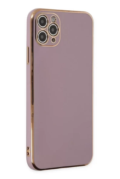 Newface Apple iPhone 11 Pro Max Kılıf Volet Silikon - Mor ürün görseli 1