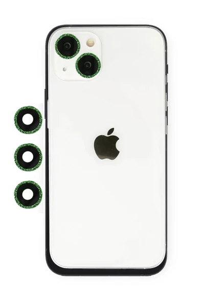 Newface Apple iPhone 14 Shine Kamera Lens - Yeşil ürün görseli 1