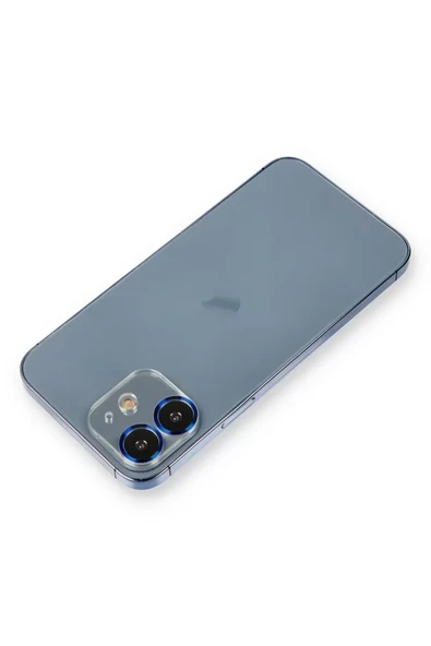 Newface Apple iPhone 12 Metal Kamera Lens Koruma Cam - Mavi ürün görseli 1