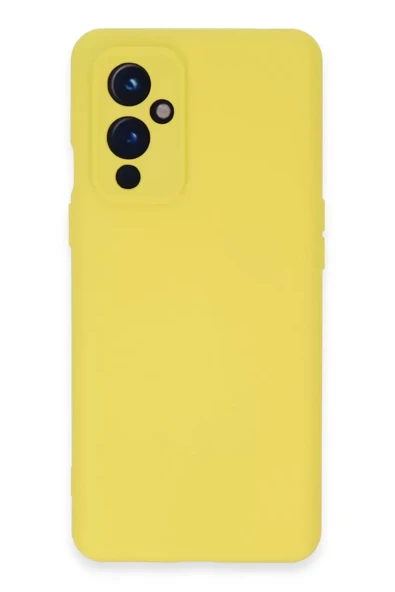 Newface One Plus 9 Kılıf Nano içi Kadife Silikon - Sarı ürün görseli 1