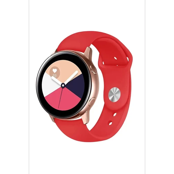 Newface Watch 22mm Klasik Kordon - Kırmızı - Resim 3