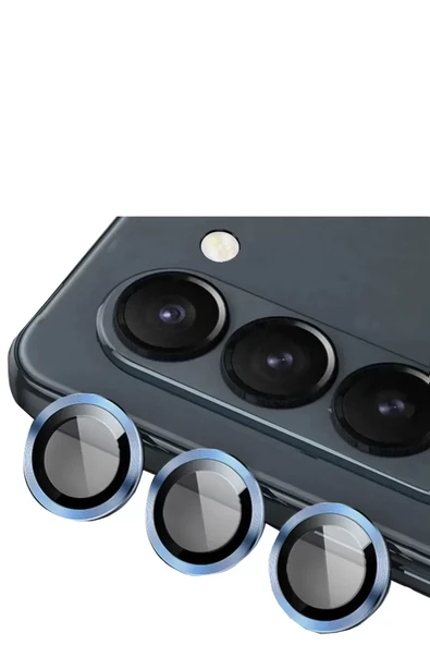 Newface Samsung Galaxy Z Fold 5 Valdez Metal Kamera Lens - Mavi ürün görseli 1