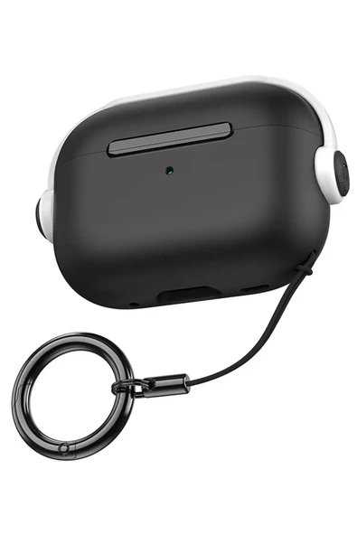 Newface Apple Airpods Pro 2 (2.nesil) Cool Kılıf - Siyah-Beyaz ürün görseli 1