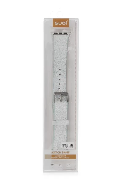 Newface Apple Watch 38mm Starry Taşlı Kordon - Mavi - Resim 2
