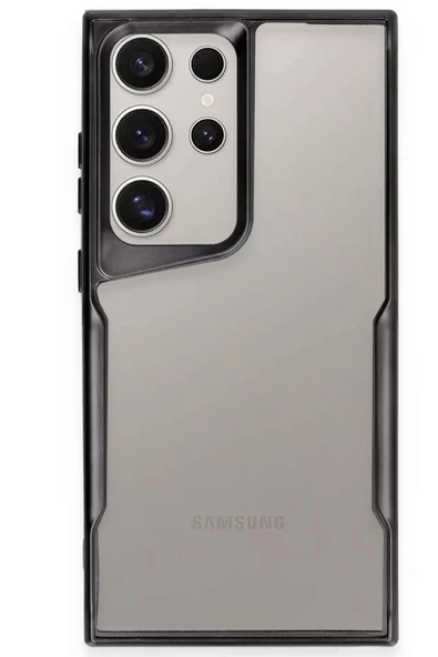 Newface Samsung Galaxy S24 Ultra Kılıf Boyi Silikon Kapak - Siyah ürün görseli 1
