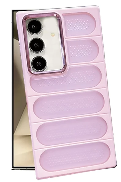 Newface Samsung Galaxy S24 Plus Kılıf Airmax Silikon Kapak - Pembe ürün görseli 1