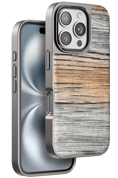 Venco Apple iPhone 16 Pro Wave Kapak - Sarı ürün görseli 1