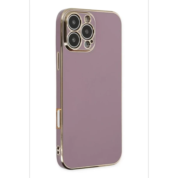 Newface Apple iPhone 16 Pro Max Kılıf Volet Silikon - Mor - Resim 3