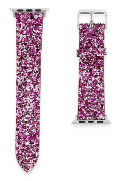 Newface Apple Watch 38mm Starry Taşlı Kordon - Derin Mor ürün görseli 1