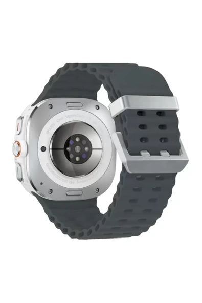 Newface Watch 7 Ultra KR417 Rug Silikon Kordon - Koyu Gri ürün görseli 1