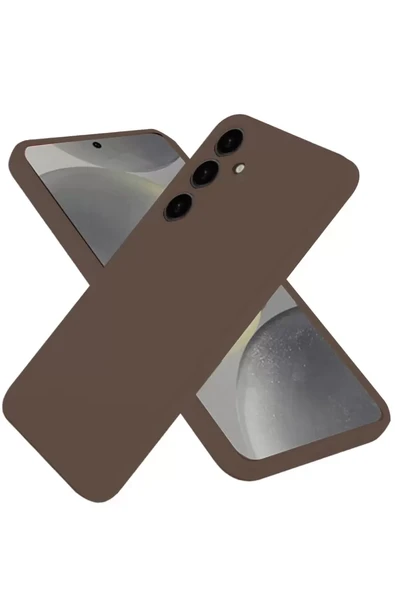 Newface Samsung Galaxy A36 Kılıf First Silikon - Kahverengi ürün görseli 1