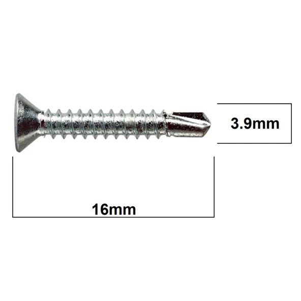 STD 3.9X16 YHB MATKAP UÇLU VİDA MS AKILLI VİDA 1000 ADET - Resim 2