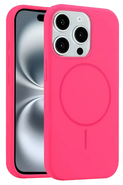 Joko Apple iPhone 14 Pro Max Kılıf Jully Magsafe Kapak - Pembe ürün görseli 1