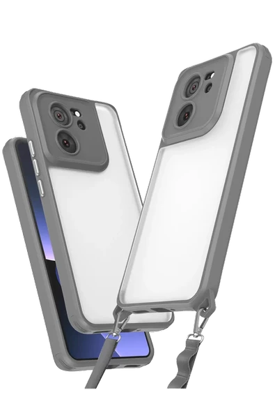 Newface Xiaomi Mi 13T Pro Kılıf Penta Silikon Kılıf - Titan Gri ürün görseli 1