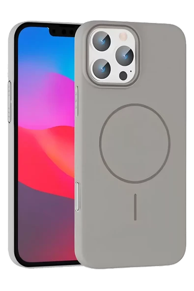 Joko Apple iPhone 16 Pro Max Broş Magsafe Kapak - Titan Gri ürün görseli 1