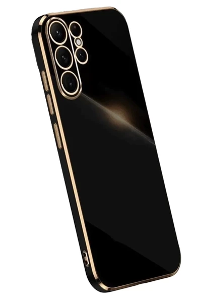 Newface Samsung Galaxy S25 Ultra Kılıf Volet Silikon - Siyah ürün görseli 1