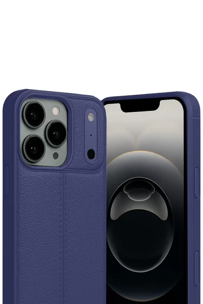 Newface Apple iPhone 17 Pro Max Auto Focus Kapak - Lacivert - Resim 2