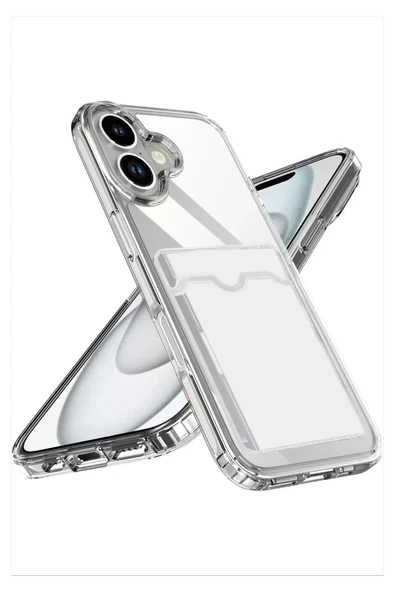 Newface Apple iPhone 17 Kart Şeffaf Silikon - Şeffaf - Resim 3