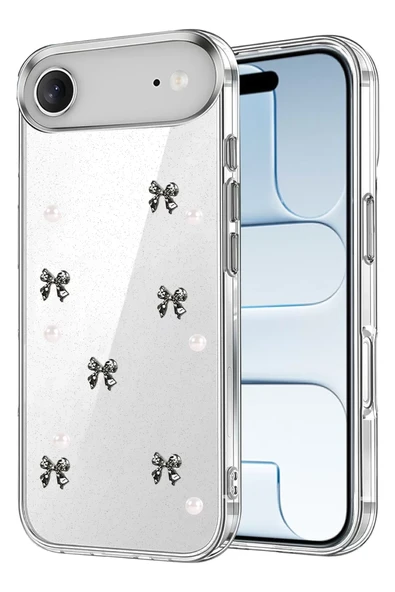 Newface Apple iPhone 17 Air Fiyonk Desenli Kapak - Desen 8 ürün görseli 1