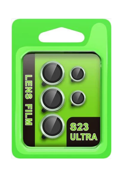 Newface Samsung Galaxy S23 Ultra Raze Metal Kamera Lens - Yeşil ürün görseli 1