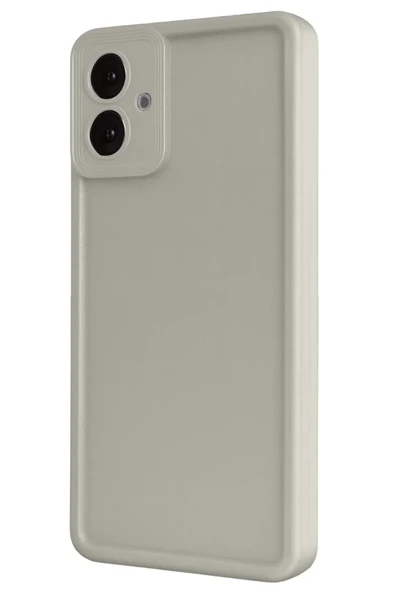 Newface Samsung Galaxy A07 4G Viera Silikon - Krem ürün görseli 1