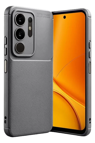 Newface Vivo Y29 4G Auto Focus Karbon Kapak - Gri ürün görseli 1