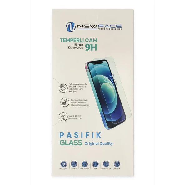 Newface Apple iPhone 12 Pasifik Cam Ekran Koruyucu - Resim 3