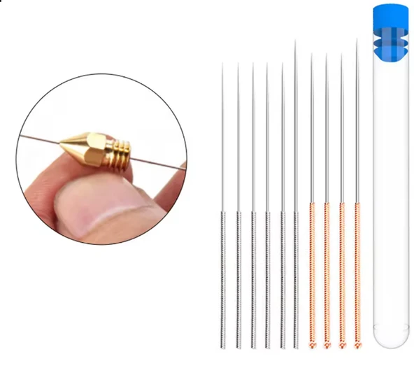 Nozul Temizleme İğne Kiti (0.3mm / 0.35mm / 0.4mm / 0.5mm / 0.6mm) ürün görseli 1
