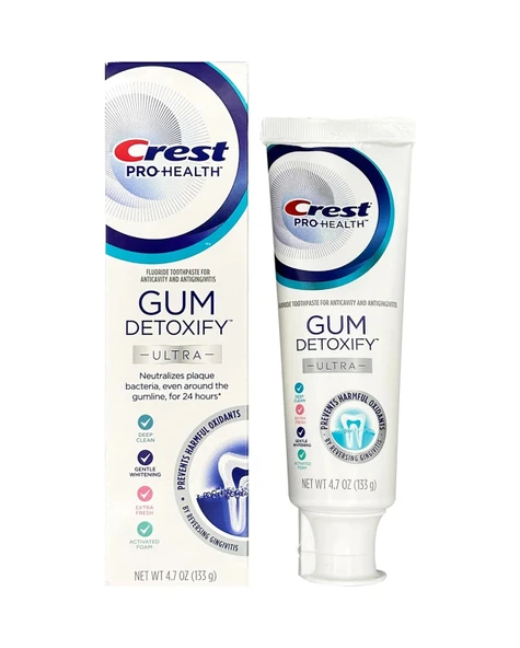 Crest Pro Health Gum Detoxify Ultra Diş Macunu 133gr Beyazlık ürün görseli 1