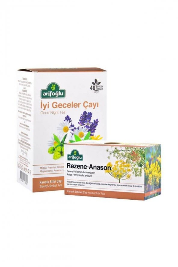 İyi Geceler Çayı 40lı + Rezene Anason Çayı 20li ürün görseli 1