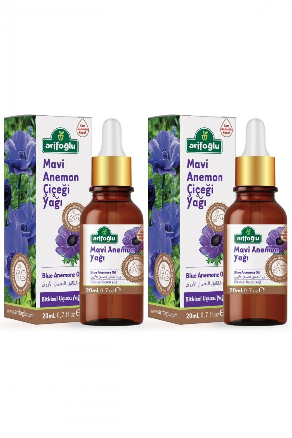 Arifoğlu Mavi Anemon Yağı 20ml 2 Li Set ürün görseli 1