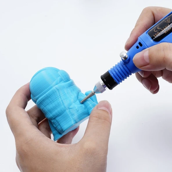 Siyah USB Kablolu Taşınabilir Parlatıcı - Resim 2