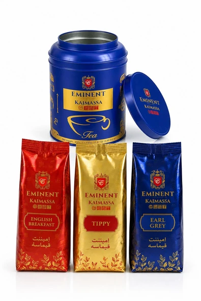 EMINENT Kaimassa Gurme Çay Seti 450 Gr 3 Özel Aroma Metal Kutulu ürün görseli 1