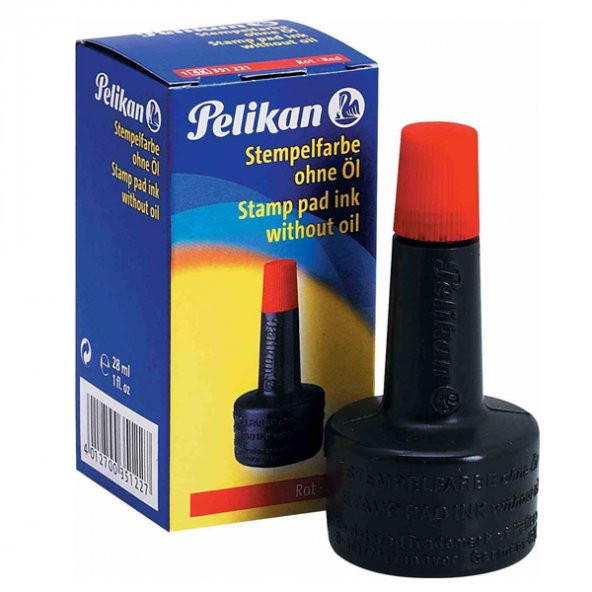 Pelikan Istampa Mürekkebi 28 ML Kırmızı 351221 ürün görseli 1