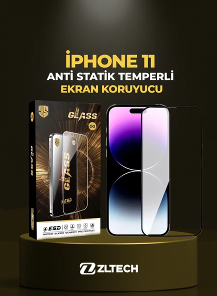 OG GLASS ESD Anti Statik iPhone 11 Uyumlu Ekran Koruyucu ürün görseli 1