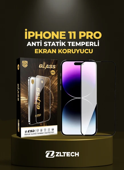 OG GLASS ESD Anti Statik  iPhone 11 Pro Uyumlu Ekran Koruyucu ürün görseli 1