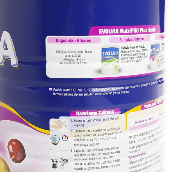 Evolvia Nutripro Plus Bebek Devam Sütü 3 800 Gr - Resim 7