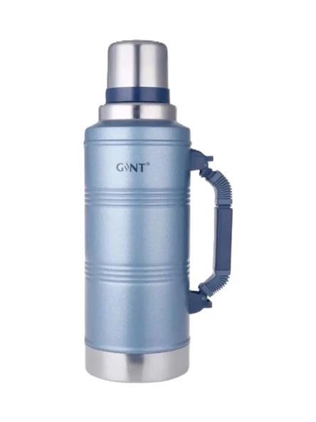 Gint Nevvalife 2.2 Litre Mavi Renk 48 Saat Sıcak ve Soğuk Vakumlu Paslanmaz Çelik Termos Gint ürün görseli 1