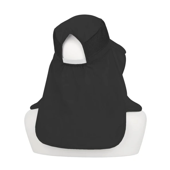 Ense Korumalı Outdoor Şapka - Fileli - Siyah - Savex - Resim 3