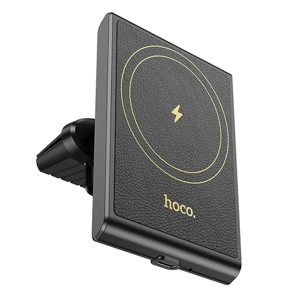 Nevamel Hoco HW19 Klima Havalandırma Bölmesi Wireless Kablosuz Hızlı Şarj Araç Telefon Tutucu-(5775) ürün görseli 1