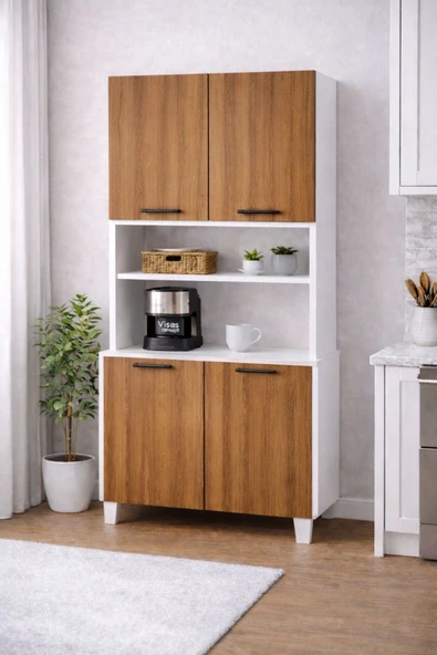 LALE 207 CM ÇOK AMAÇLI DOLAP ATLANTİK ÇAM ürün görseli 1